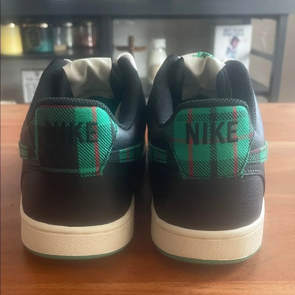 Nike Court Vision Black and White Sneakers - Picture 4 of 10